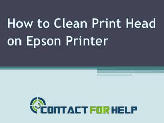 Print Head Cleaning Solution for Epson Printer