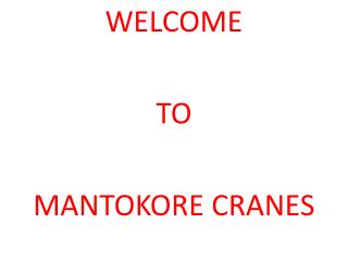 Camden Cranes