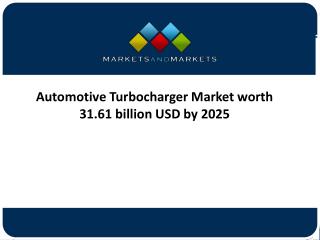 Global Market of Automotive Turbocharger Market