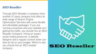 What are the benefits of SEO Reseller Services