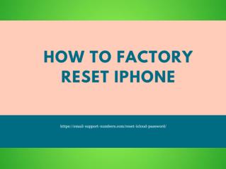 How to Factory Reset iPad