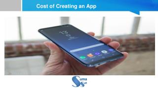 Cost of creating an app