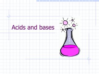 Acids and bases