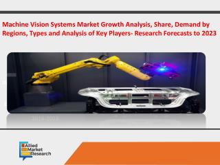 Machine Vision Systems Market Growth Analysis, Share, Demand by Regions, Types and Analysis of Key Players- Research For