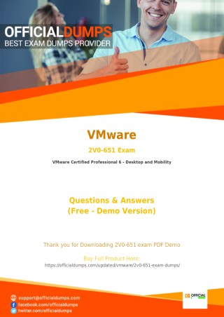 2V0-651 Exam Questions - Affordable VMware 2V0-651 Exam Dumps - 100% Passing Guarantee