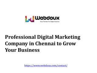 Best Digital Marketing Company in Chennai t Grow Your Business