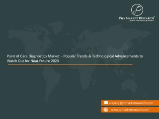 Point of Care Diagnostics Market Rapidly Growth by Tech and Demand