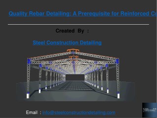 Quality Rebar Detailing: A Prerequisite for Reinforced Concrete Structures - Steel Construction Detailing Pvt. LTD