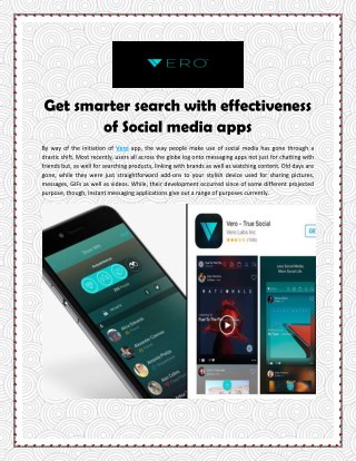 Get Smarter Search With Effectiveness of Social Media Apps