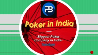 Play Poker Online & Earn Real Money in India