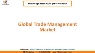 Global Trade Management Market Size and Market Share