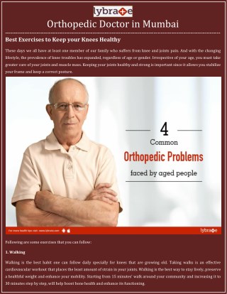 Orthopedic Doctor in Mumbai - Lybrate