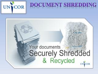 Why should you need recycling and secure document destruction service