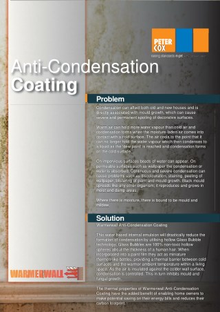 Peter Cox Anti-Condensation Paint