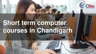 Short term computer courses in Chandigarh
