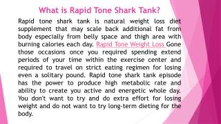 How Does Rapid tone really works?