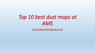 Best dust control mops