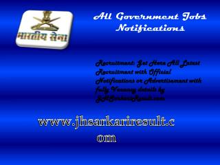 All Government Jobs Notifications