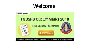 Download TNUSRB Cut Off Marks 2018 Check TN Police Expected Cut off