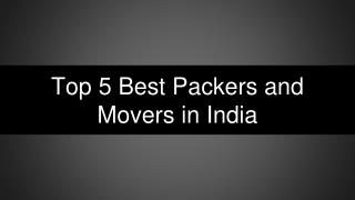 All India Best Packers and Movers