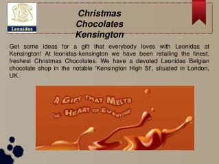 Christmas Chocolates Kensington