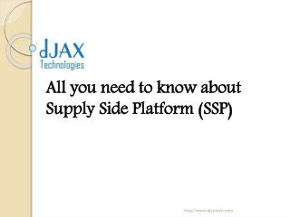 All you need to know about supply side platform