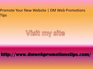 Promote Your New Website 2018