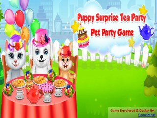 Puppy Surprise Tea Party - Pet Party Game