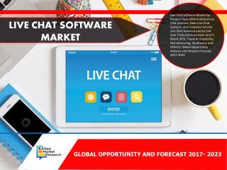 Live Chat Software Market Research Report Global Opportunity Analysis and Forecast 2023
