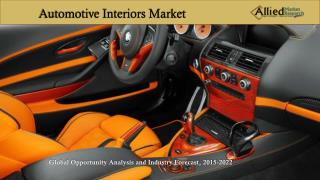 Automotive Interiors Market Insights PPT