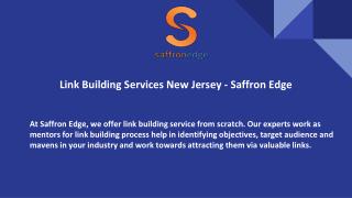 Link building services new jersey saffron edge