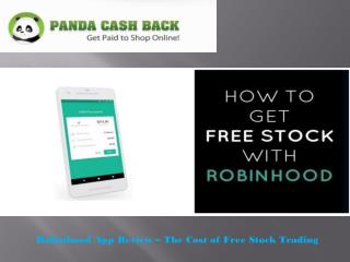 How To Get Free Stock With Robinhood_Panda Cash Back