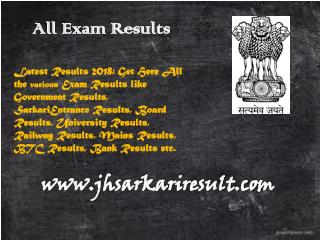 all exam results