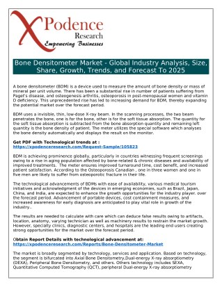 Bone Densitometer Market - Changing Supply And Demand Scenarios By 2025