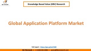 Application Platform Market to reach a market size of $12.7 billion by 2024