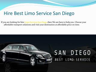 Hire Best Limo Service San Diego