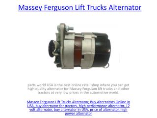 Massey Ferguson Aftermarket Parts