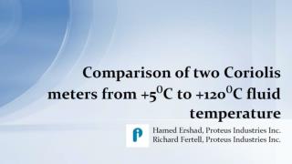 Fluid Temperature at the European Flow Measurement Conference in Barcelona