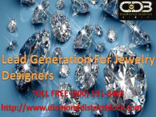 Lead Generation For Jewelry Designers