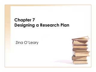 Chapter 7 Designing a Research Plan