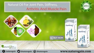 Natural Oil for Muscle Pain, Stiffness, Arthritis and Joint Pain