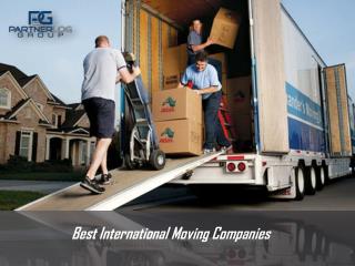 Best International Moving Companies