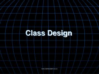 Class Design