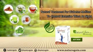 Natural Treatment for Diabetes Mellitus to Control Excessive Thirst at Night