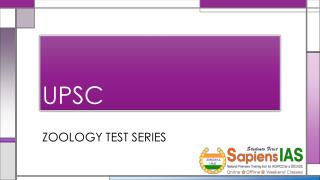 UPSC ZOOLOGY TEST SERIES