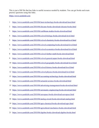 Usmlelab Needed Resources One
