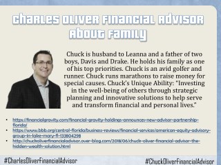 Charles Oliver Financial Advisor - About Family