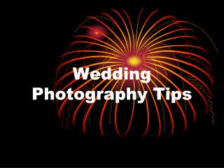 Wedding Photography Tips