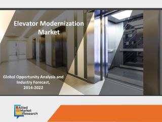 Global Elevator Modernization Market 2018 Top Company â€“ Mitsubishi Electric, Kohler Elevator, Schindler Group