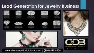 Lead generation for Jewelry Maker